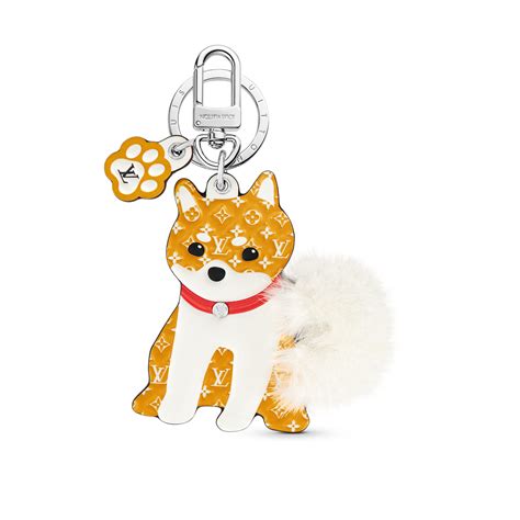 louis vuitton shiba keychain|louis vuitton keychain.